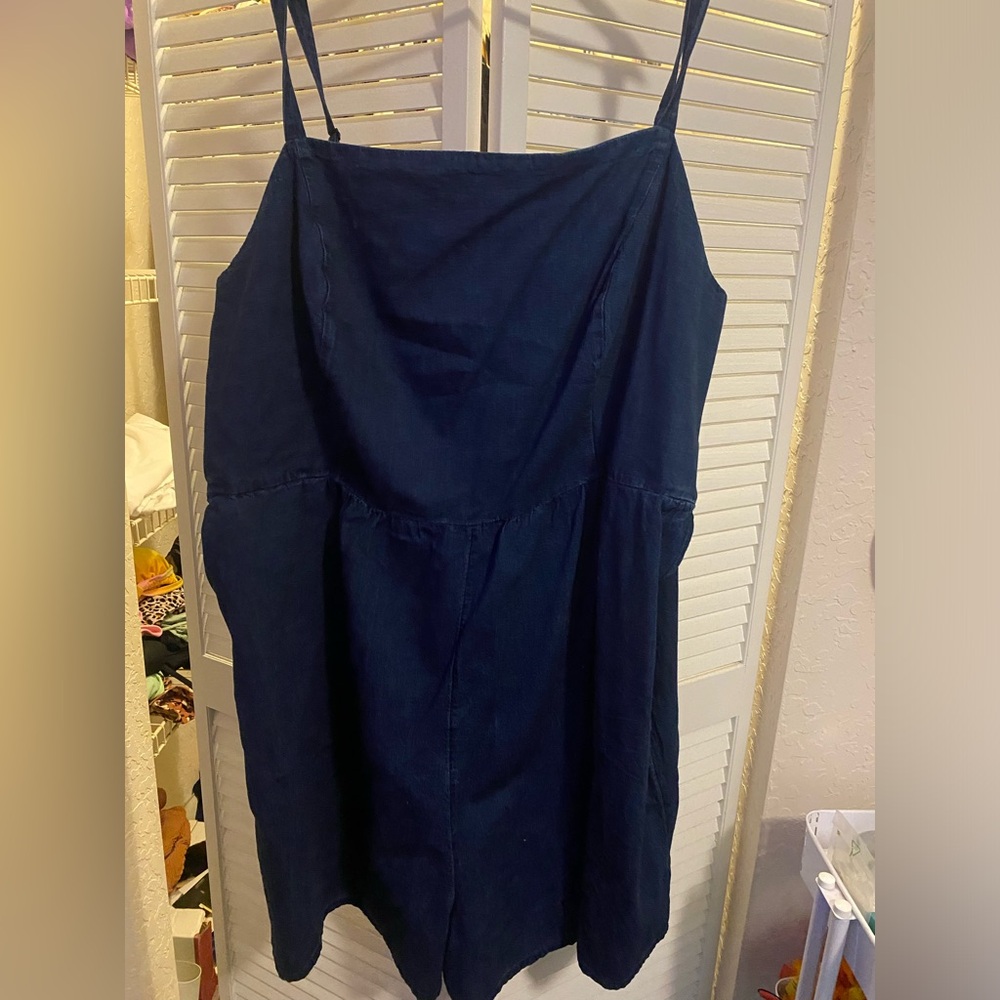 Denim old navy romper